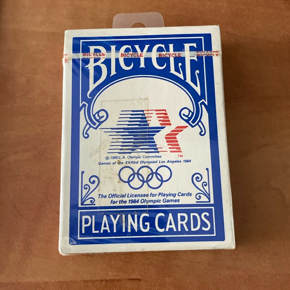 Bicycle brand 1984 Olympic brand playing cards NWOT